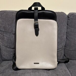 Elegant Black and Cream Women's Backpack